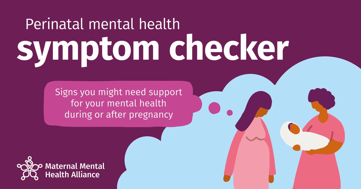 The Maternal Mental Health Alliance’s new resource to spot perinatal…